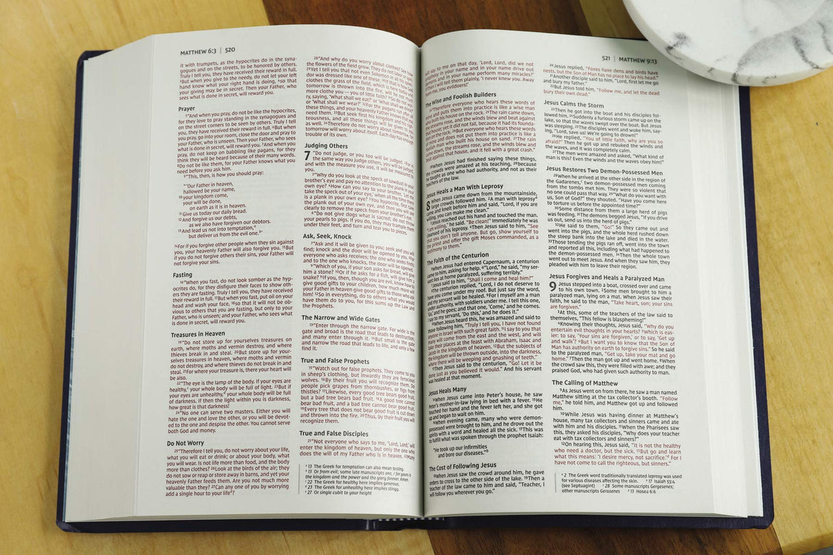 Niv, Gift And Award Bible, Leather-Look, Blue, Red Letter Edition, Comfort Print - Retail Maharaj