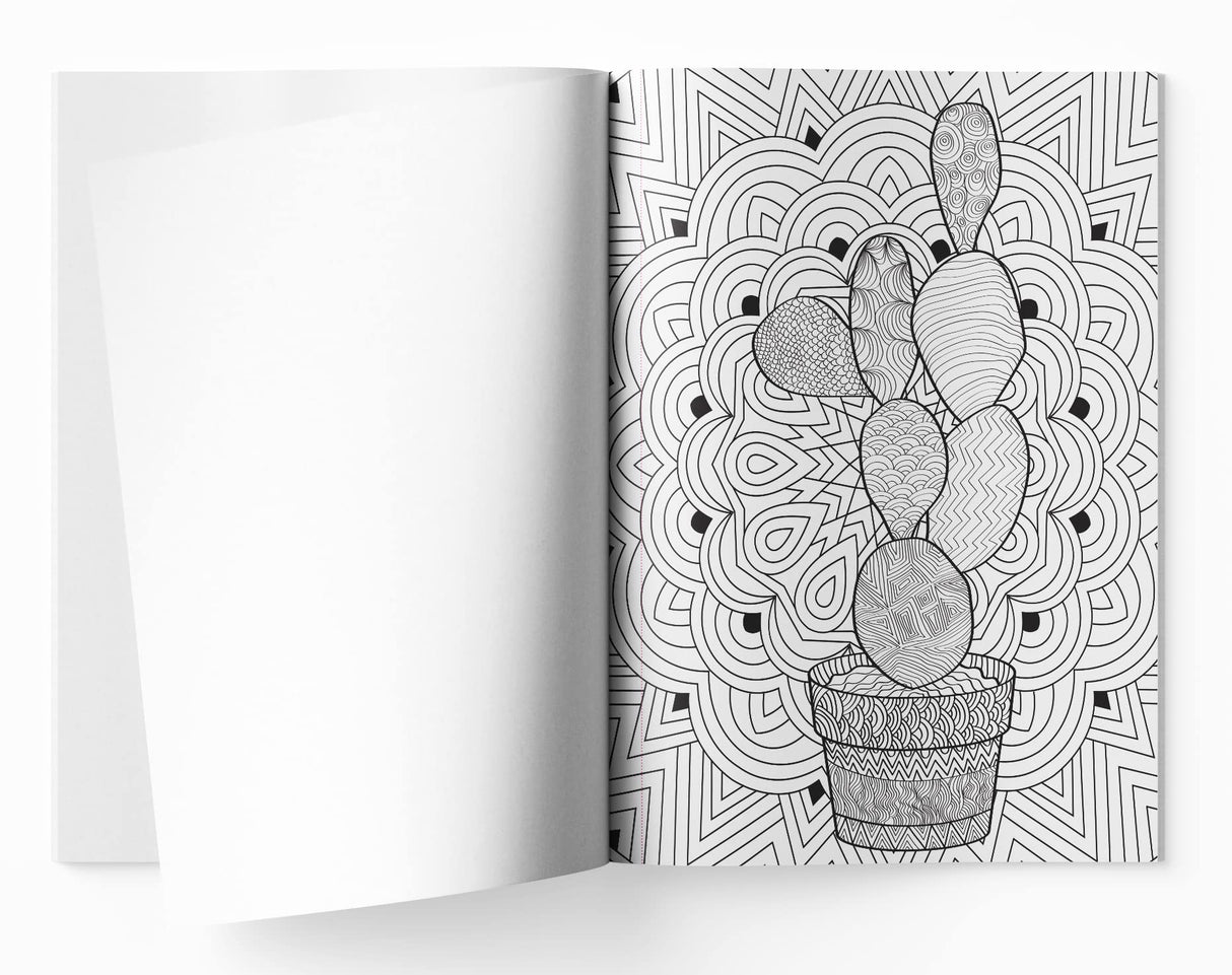 Nature Garden Coloring Book for Adults - Retail Maharaj