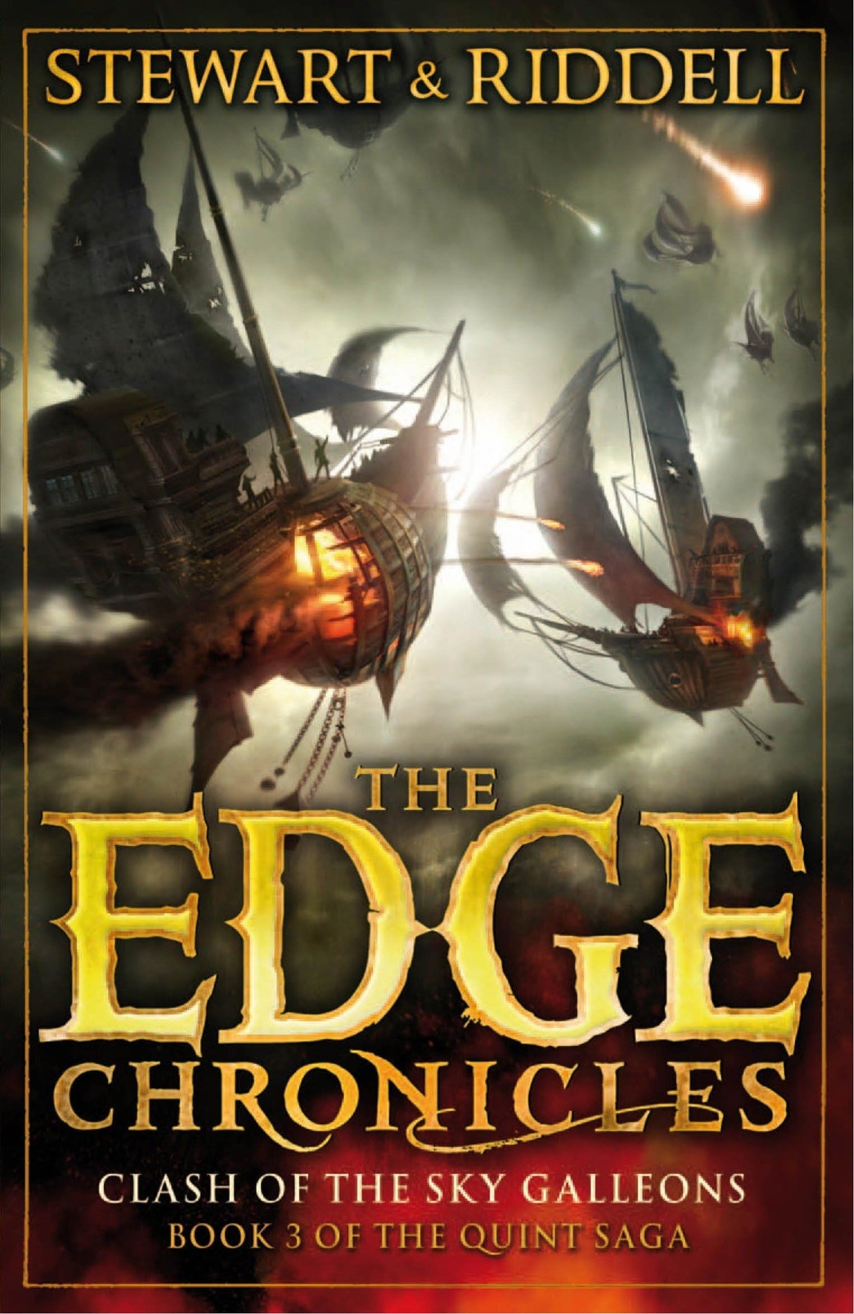 The Edge Chronicles 3: Clash of the Sky Galleons: Third Book of Quint - Retail Maharaj