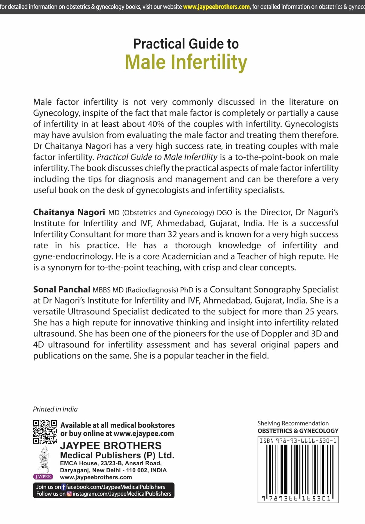 PRACTICAL GUIDE TO MALE INFERTILITY