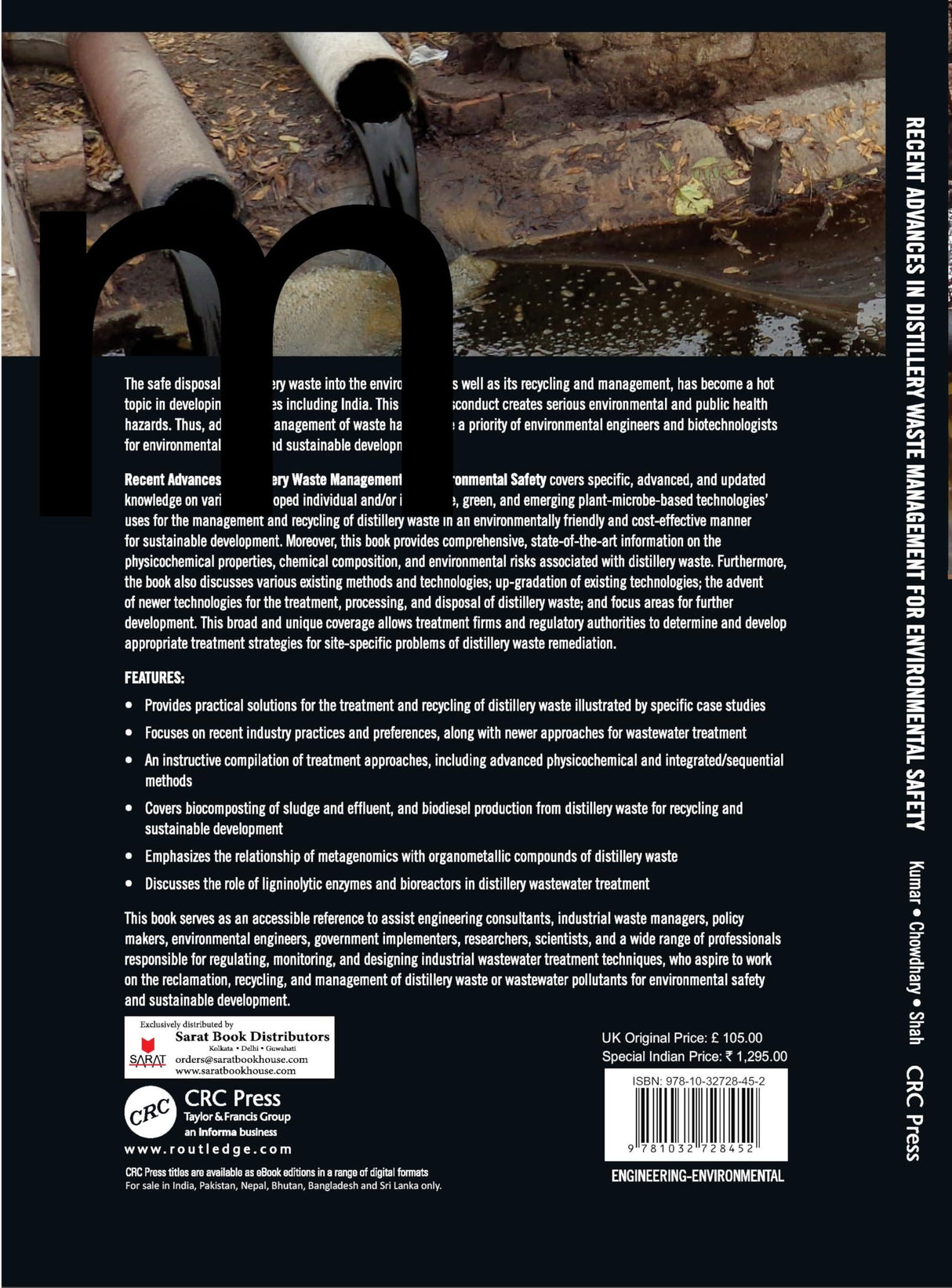 Recent Advances in Distillery Waste Management for Environmental Safety - Retail Maharaj