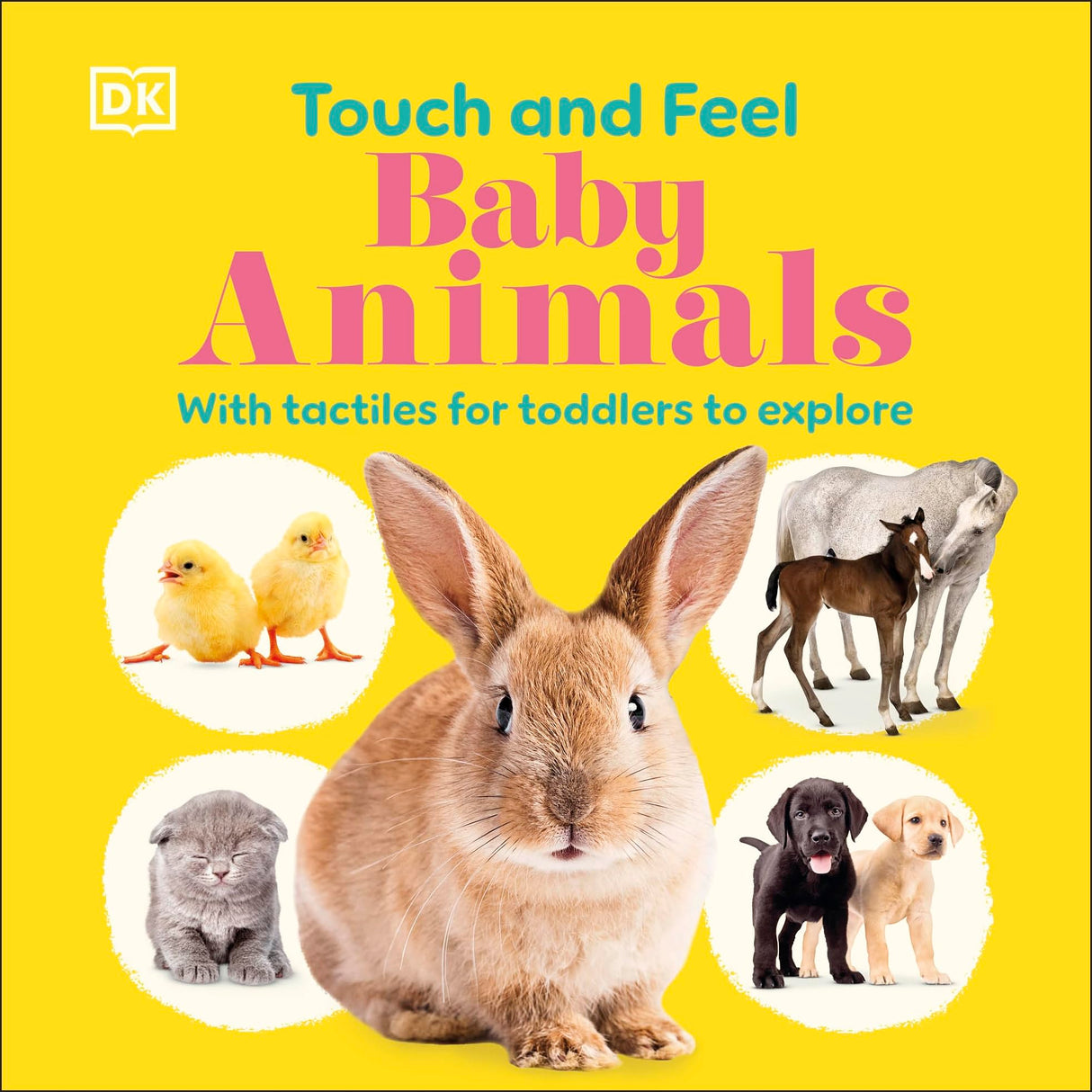 Touch and Feel Baby Animals: With Tactiles for Toddlers to Explore - Retail Maharaj