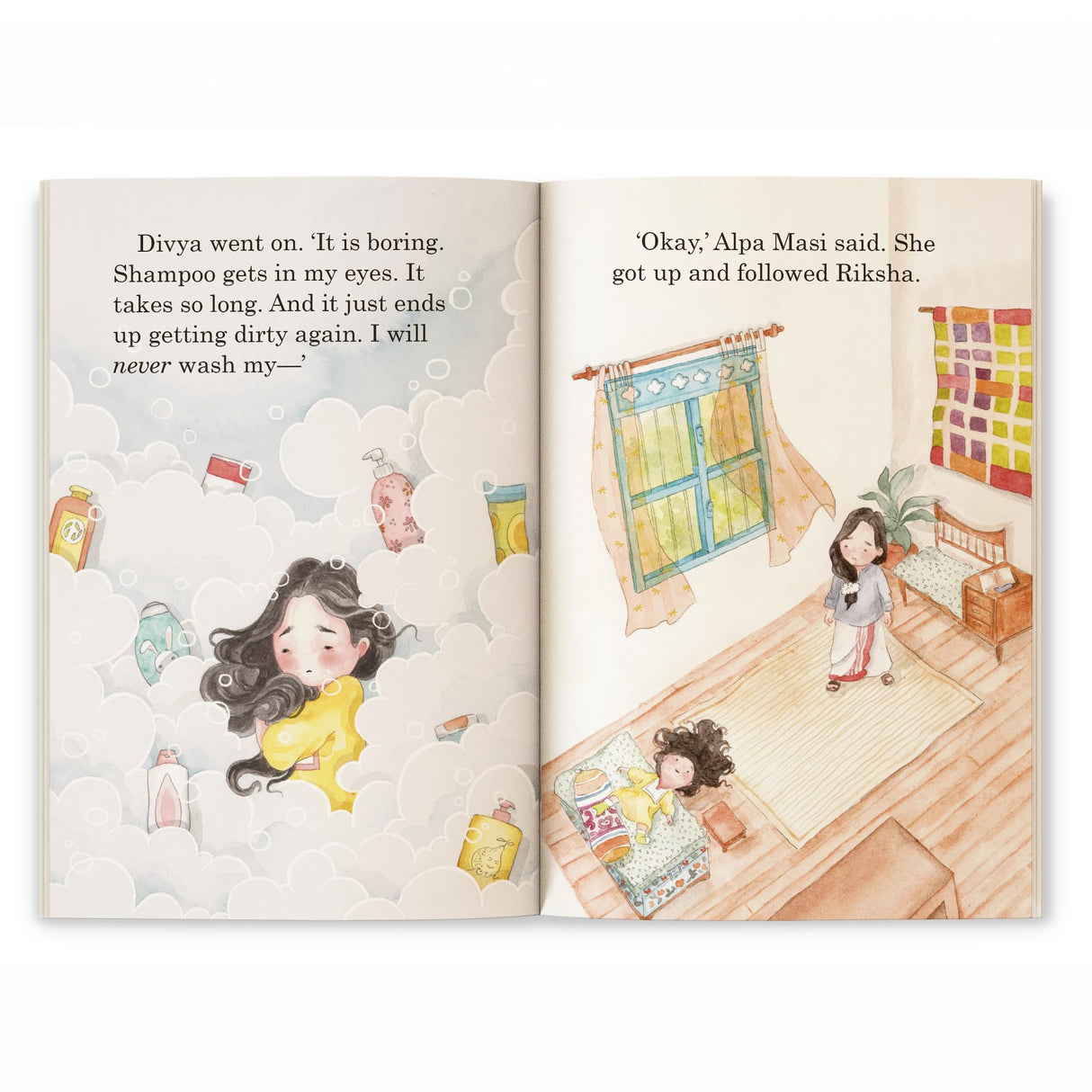 I Won’t Wash My Hair (Hook Books): A Fantastical Story of A Funny Resolution | Ages 5+ - Retail Maharaj