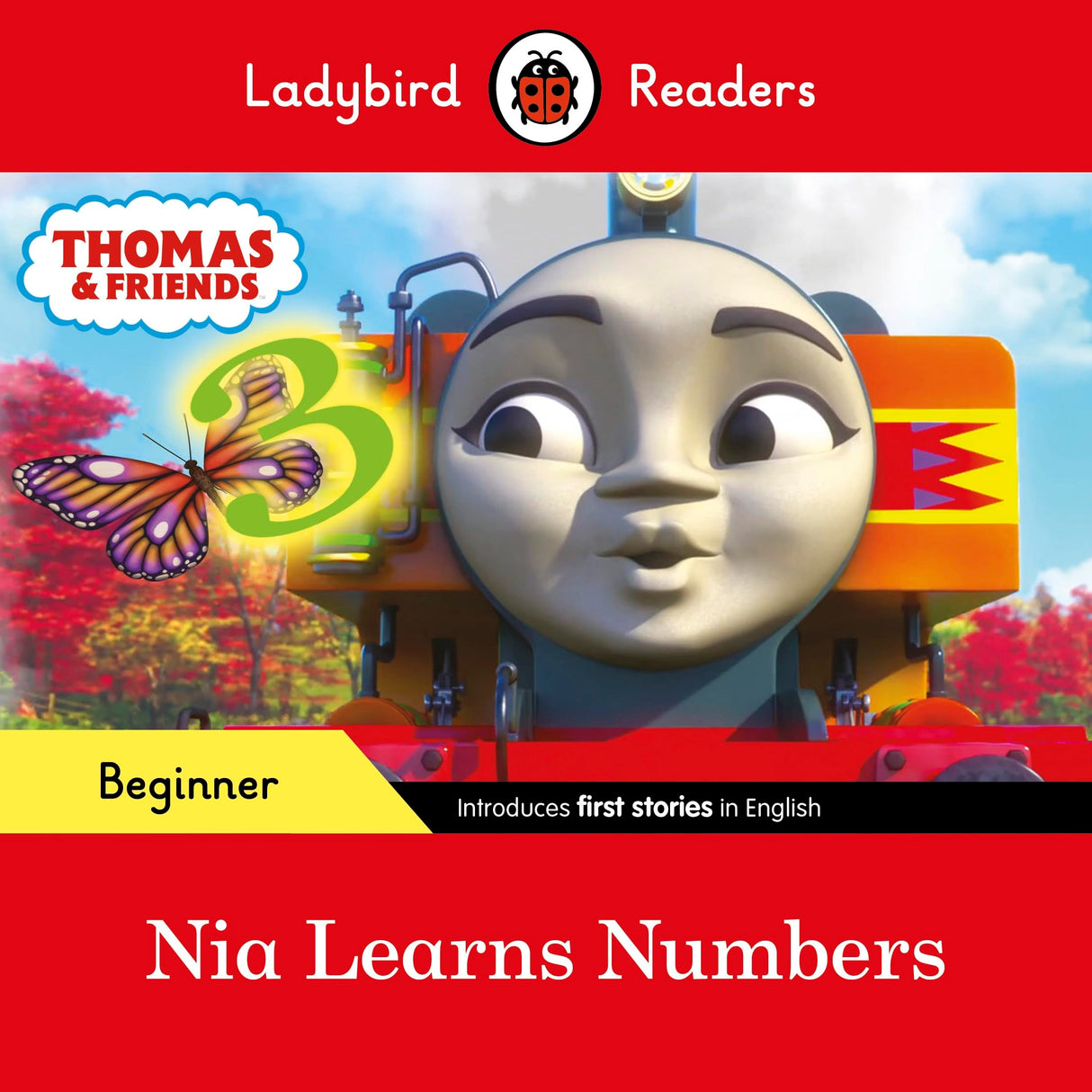 Ladybird Readers Beginner Level - Thomas the Tank Engine - Nia Learns Numbers (ELT Graded Reader) - Retail Maharaj