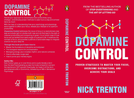 Dopamine Control by Nick Trenton: Dopamine Detox Strategies to Master Focus, Overcome Distractions, Reduce Stress, and Improve Productivity - Retail Maharaj