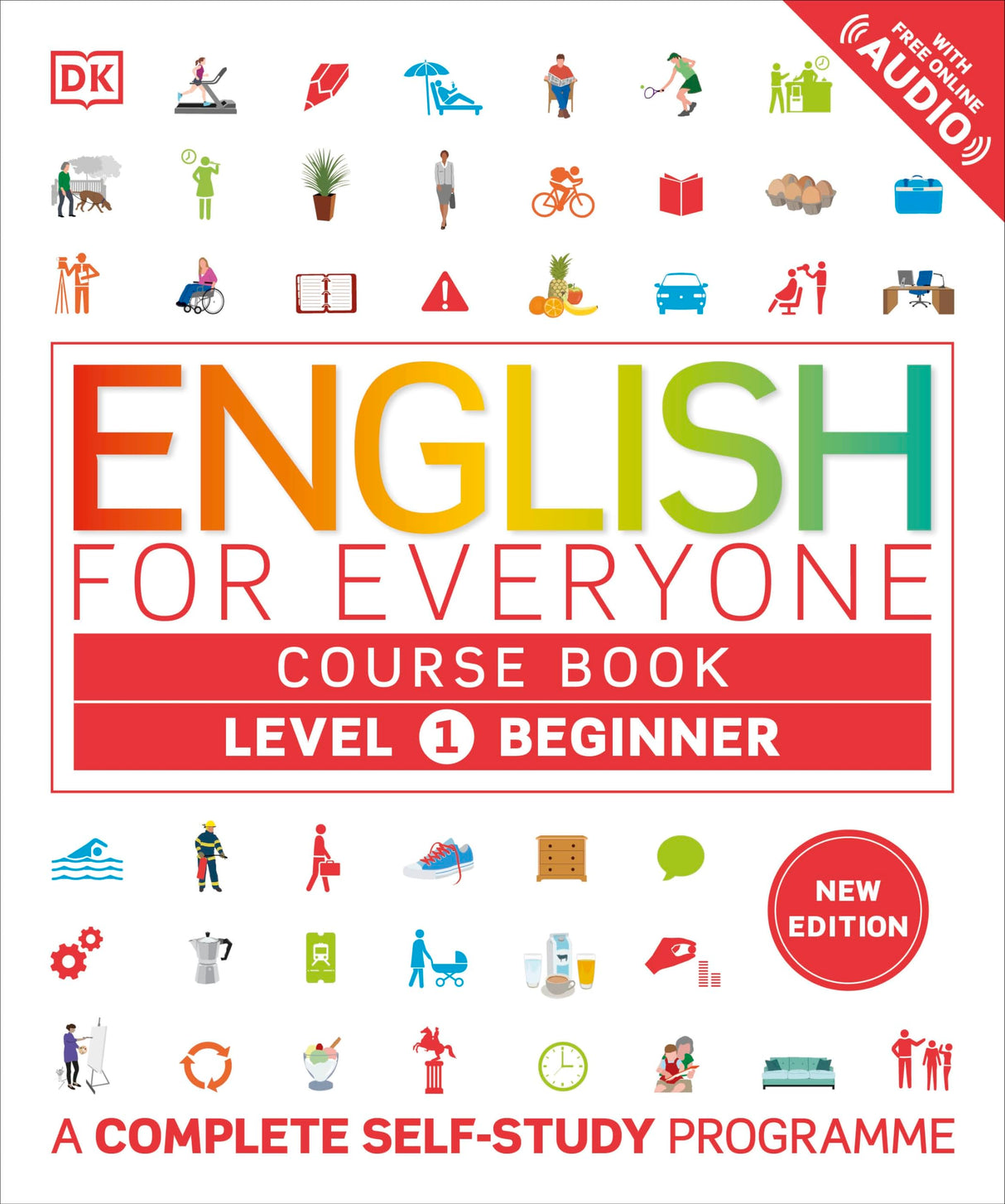 English for Everyone Course Book Level 1 Beginner: A Complete Self-Study Programme - Retail Maharaj