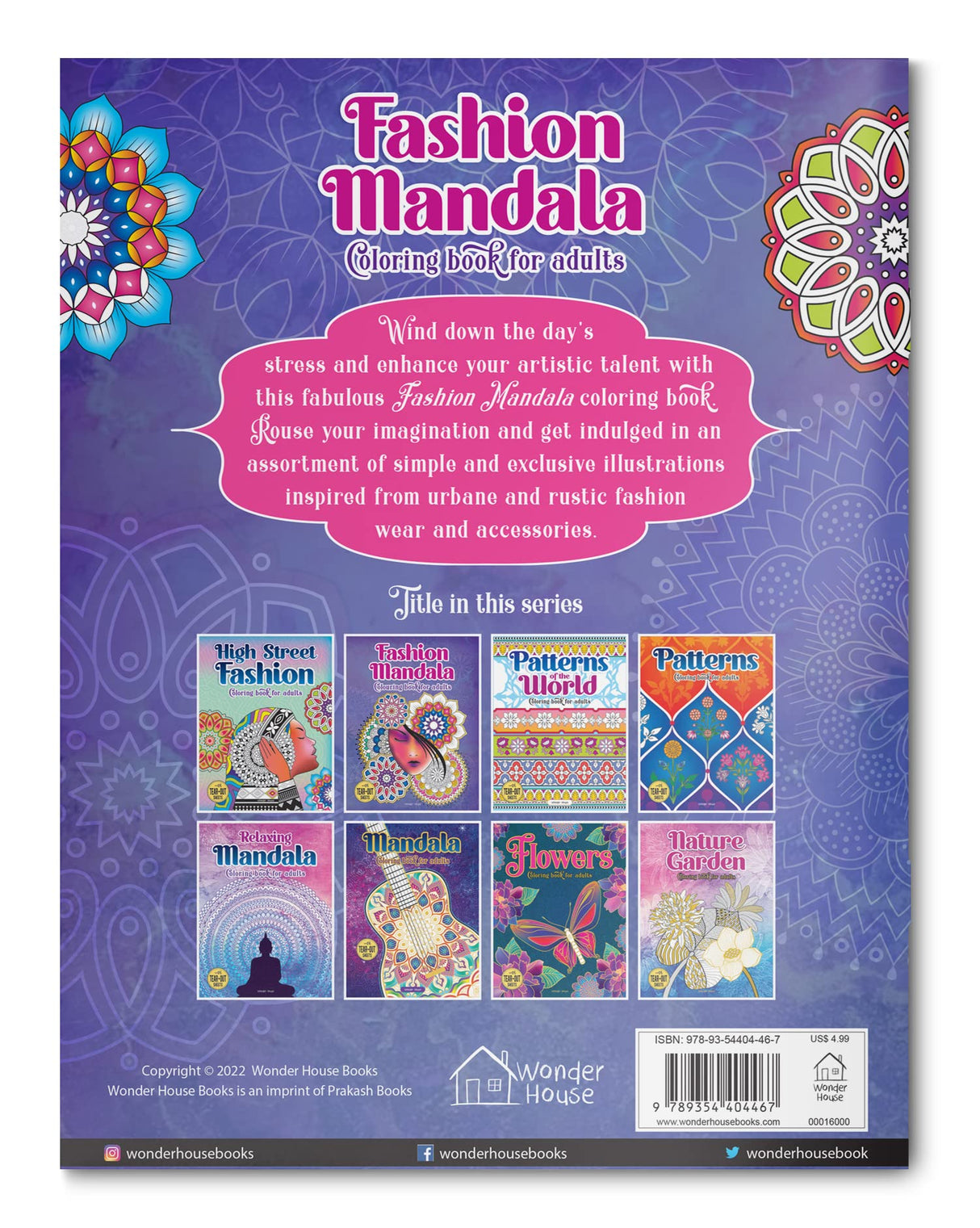 Fashion Mandala Coloring book for Adults - Retail Maharaj