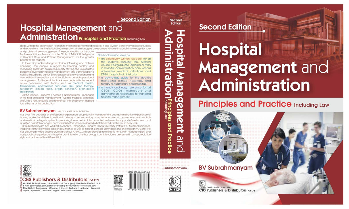Hospital Management and Administration, 2/e | Principles and Practice Including Law (PB 2026)