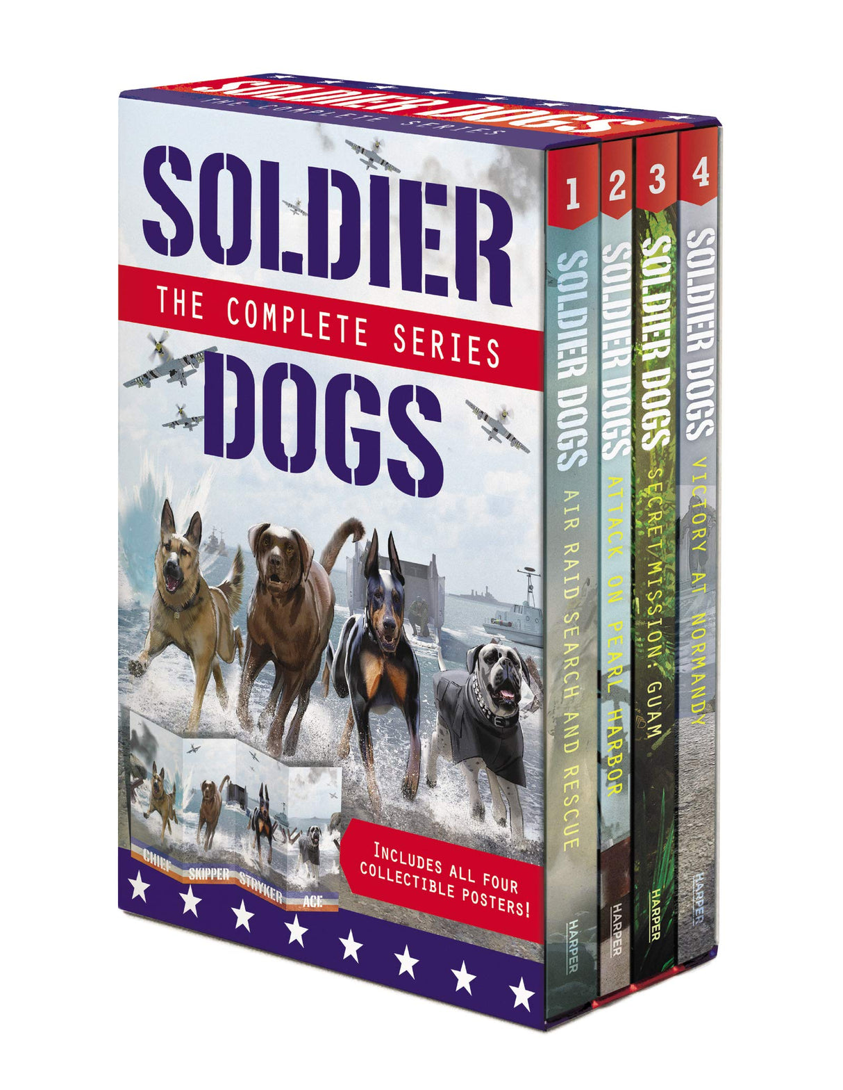 Soldier Dogs 4-Book Box Set: Books 1-4 - Retail Maharaj