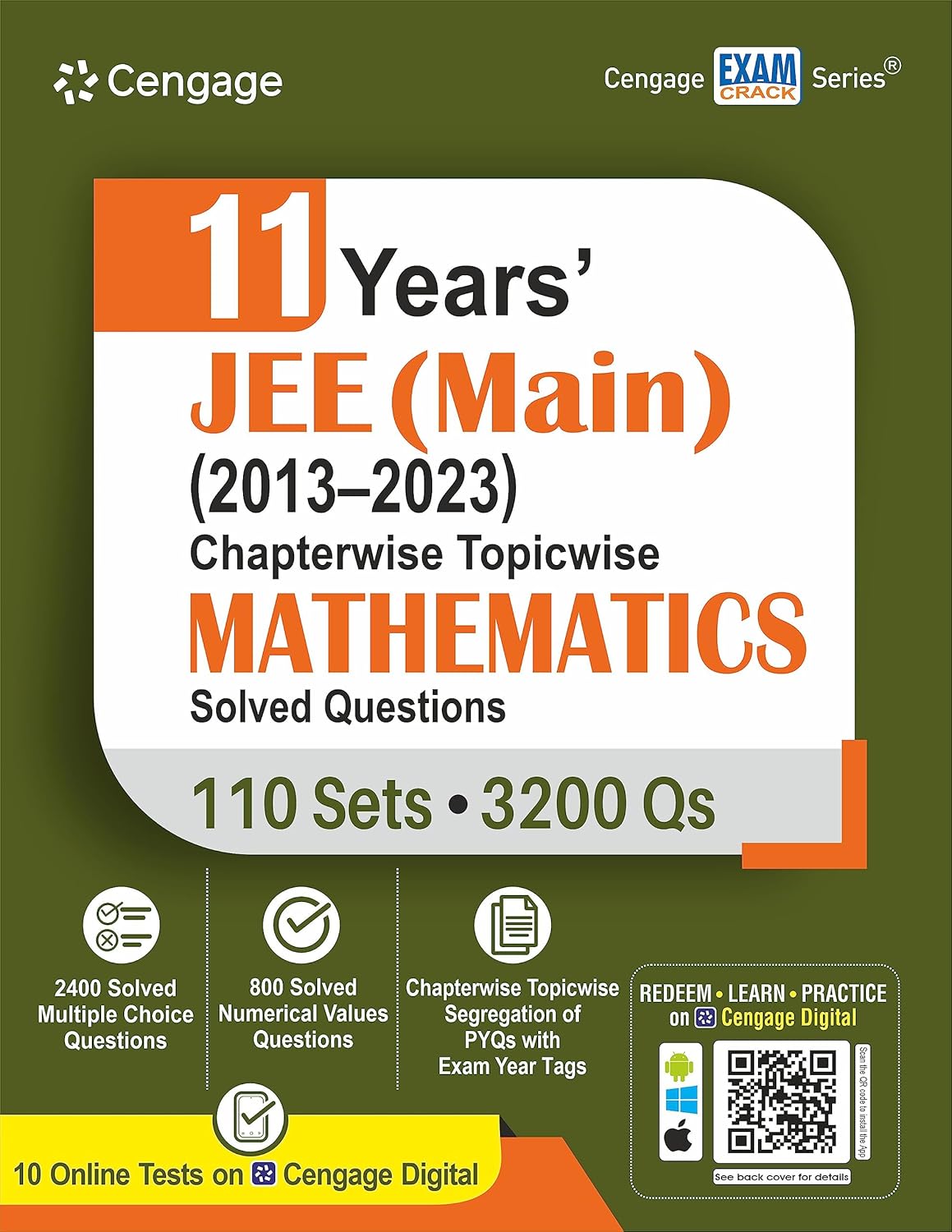 11 Years’ JEE (Main) (2013-2023) Chapterwise Topicwise Mathematics Solved Questions - Retail Maharaj