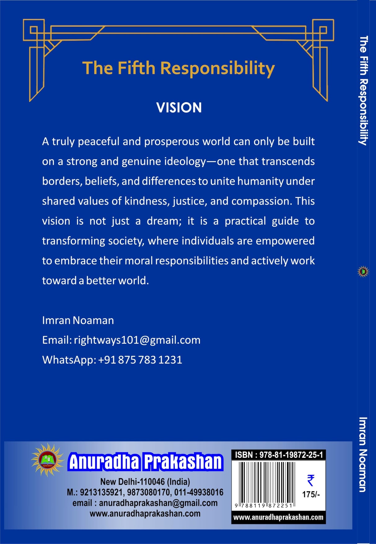 The Fifth Responsibility A Vision for Global Peace & Prosperity