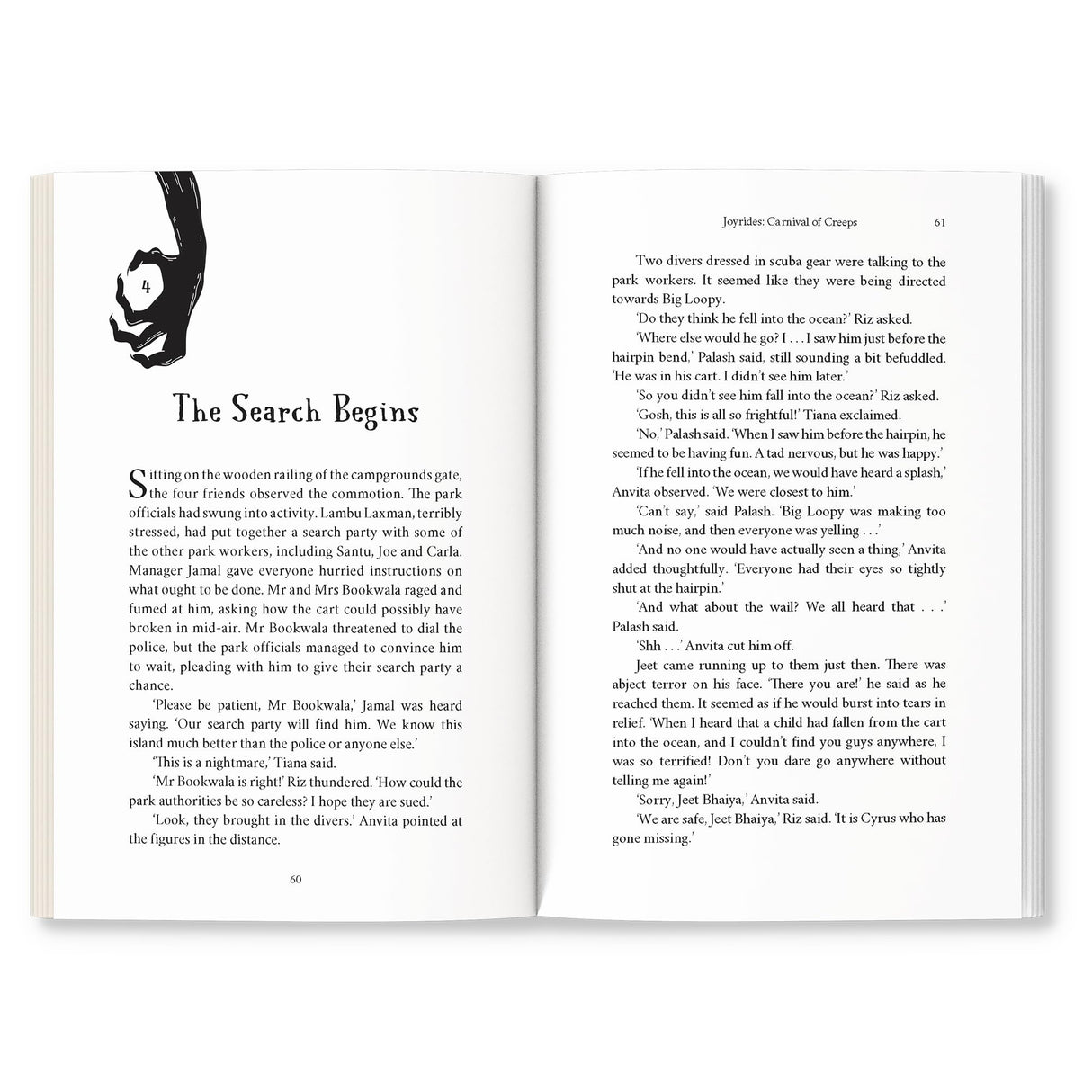 Joyrides: Carnival of Creeps (A Fearless Four Paranormal Thriller) | Age 10 + - Retail Maharaj