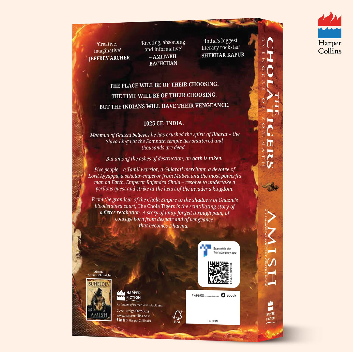 The Chola Tigers: Avengers of Somnath - A Historical Fiction by Amish | Bestselling Author of The Immortals of Meluha | Indian History Adventure - Retail Maharaj