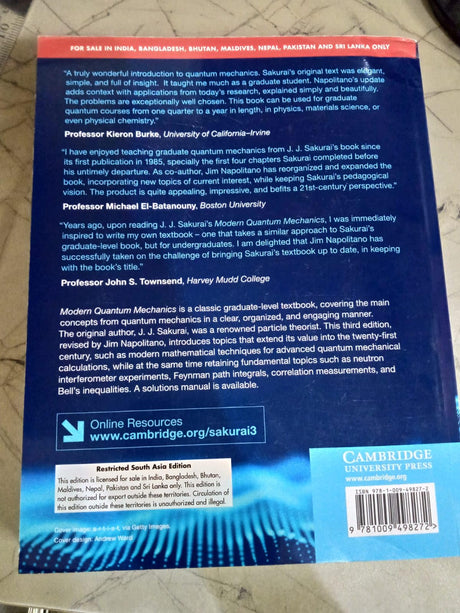 Modern Quantum Mechanics - Retail Maharaj