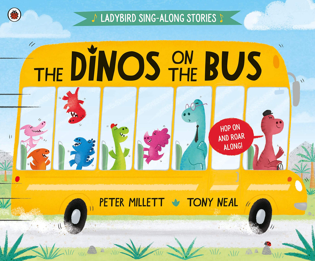 The Dinos on the Bus (Ladybird Sing-along Stories) - Retail Maharaj