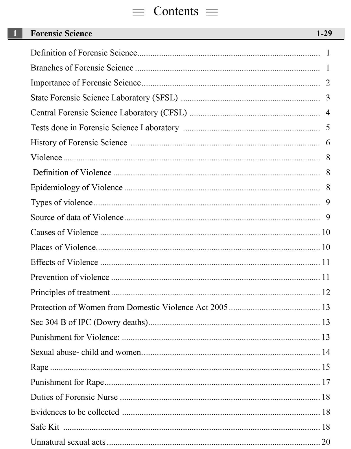 Basics Of Forensic Nursing & Indian Law - Retail Maharaj