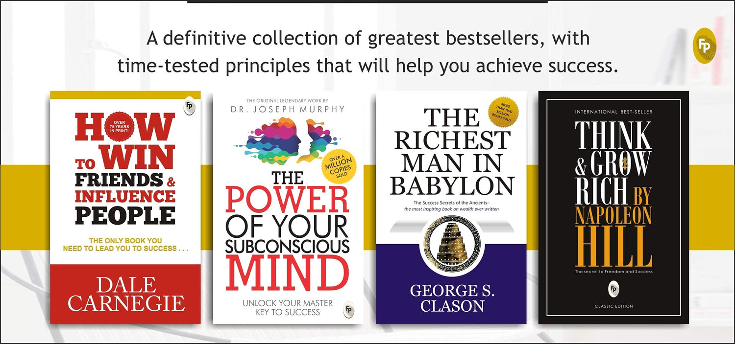 World’s Greatest Books For Personal Growth & Wealth (Set of 4 Books) : Perfect Motivational Gift Set - Retail Maharaj