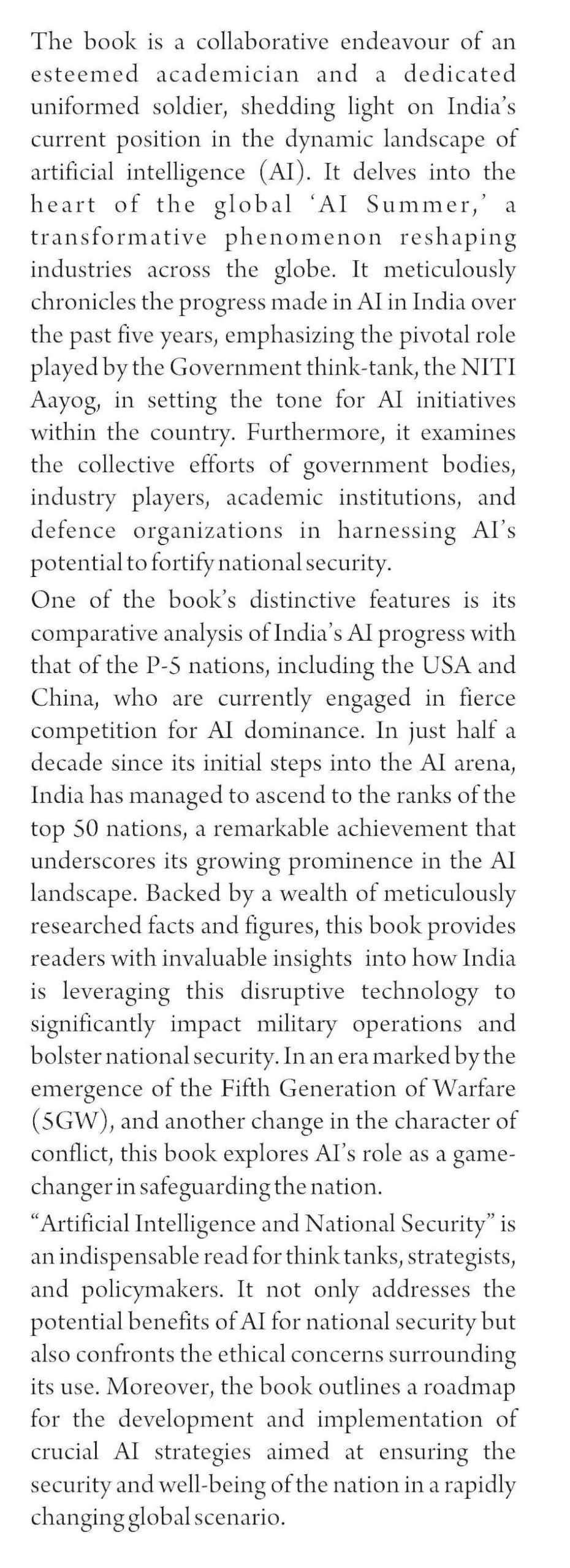 Artificial Intelligence and National Security - Retail Maharaj