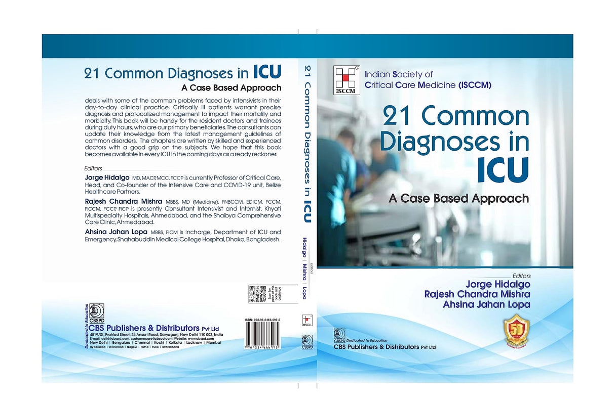 21 Common Diagnoses In Icu A Case Based Approach (Hb 2024) Isccm