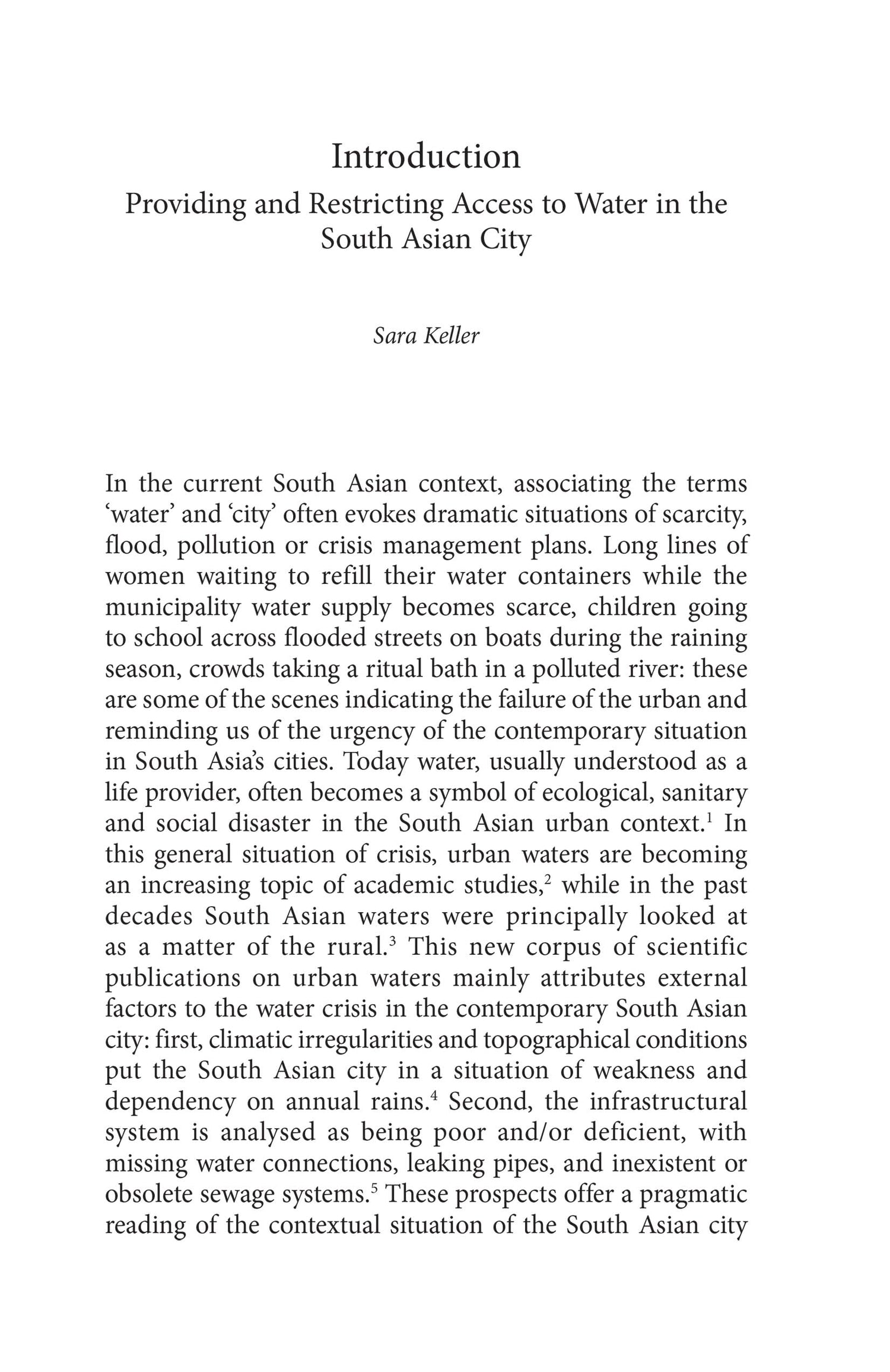 Primus Books- Accessing Water in the South Asian City