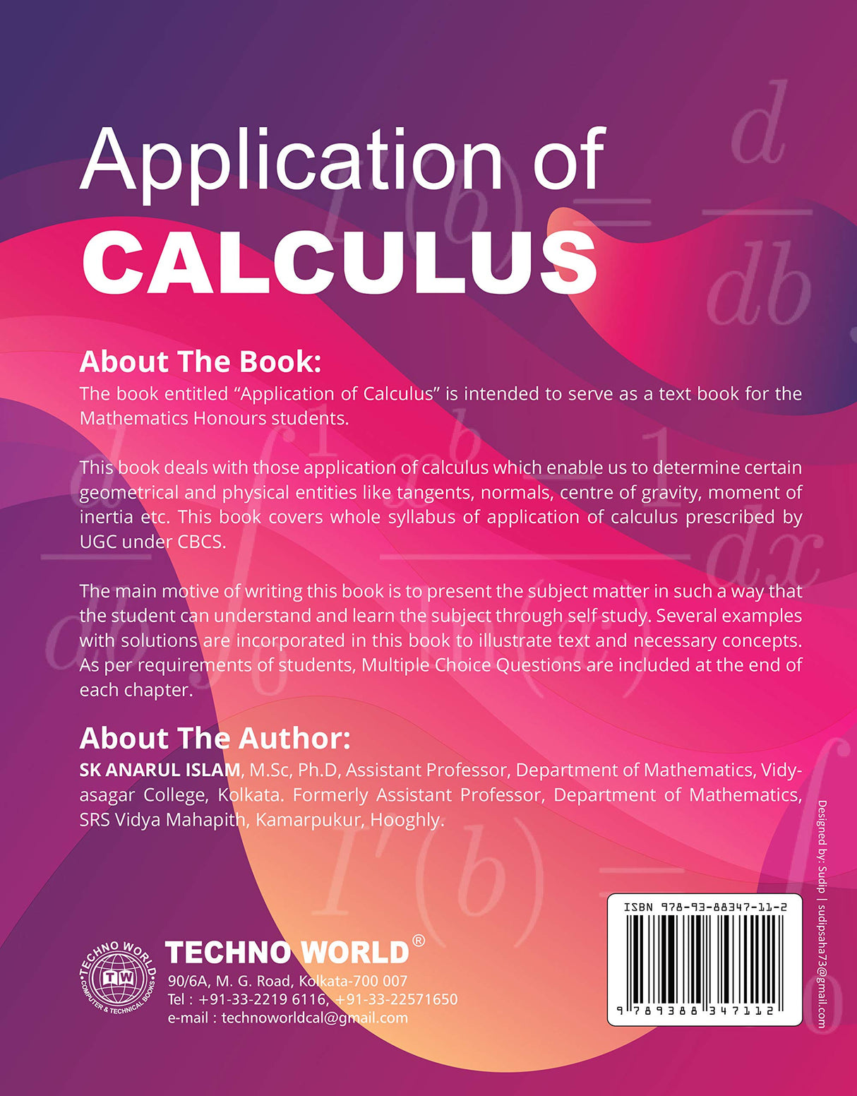 APPLICATION OF CALCULUS(HONS) - Retail Maharaj