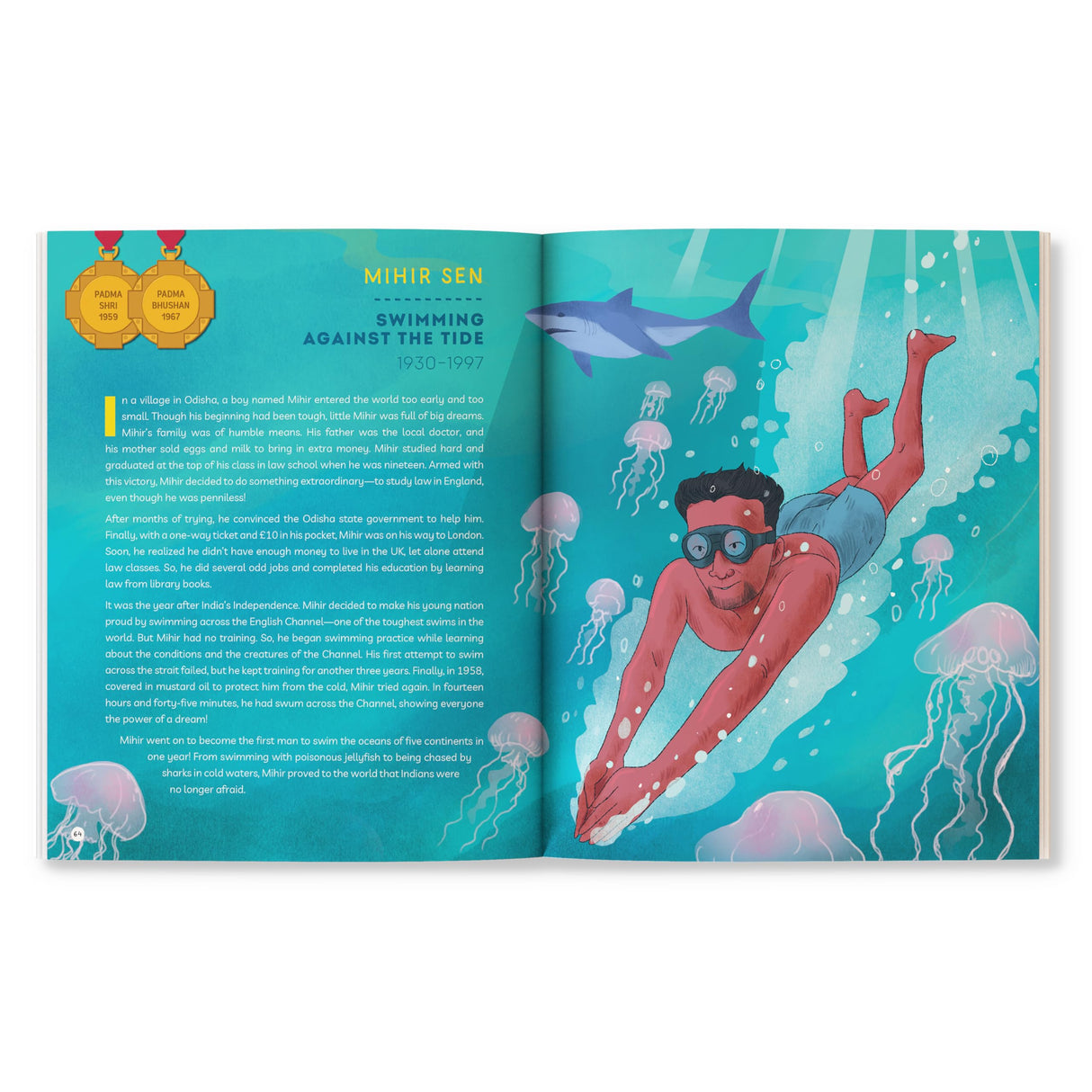 The Padmas: Fifty Stories of Perseverance | Illustrated Biographies of Padma Awardees | A.P.J. Abdul Kalam, Indra Nooyi, Milkha Singh and more | Ages 8+ - Retail Maharaj