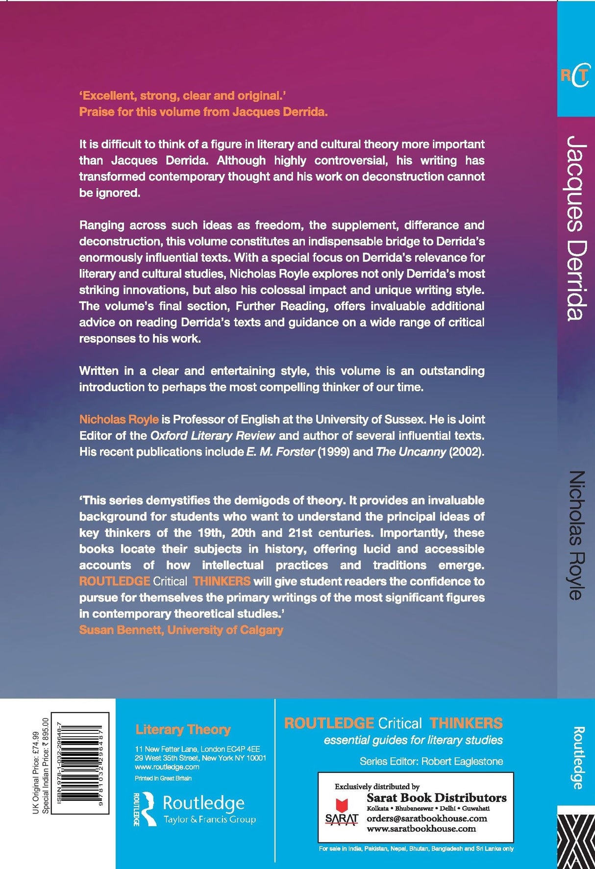 Jacques Derrida - Retail Maharaj