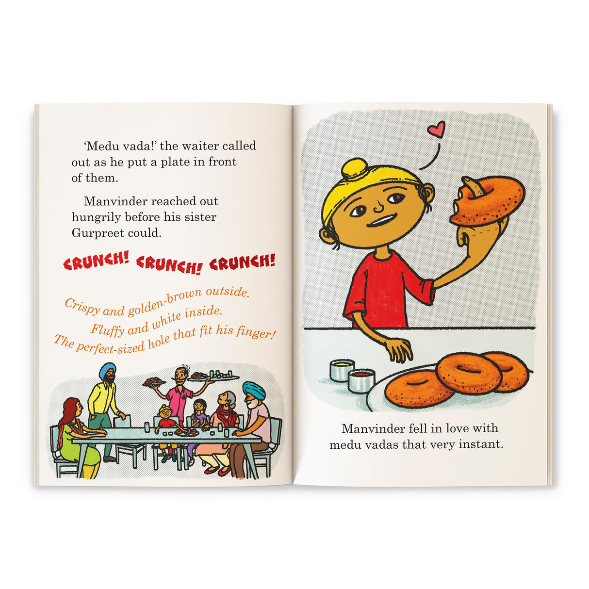 Manvinder’s Medu Vada (Hook Books): A Fun Story of Food and Migration Set in Bangalore | Ages 5+ - Retail Maharaj