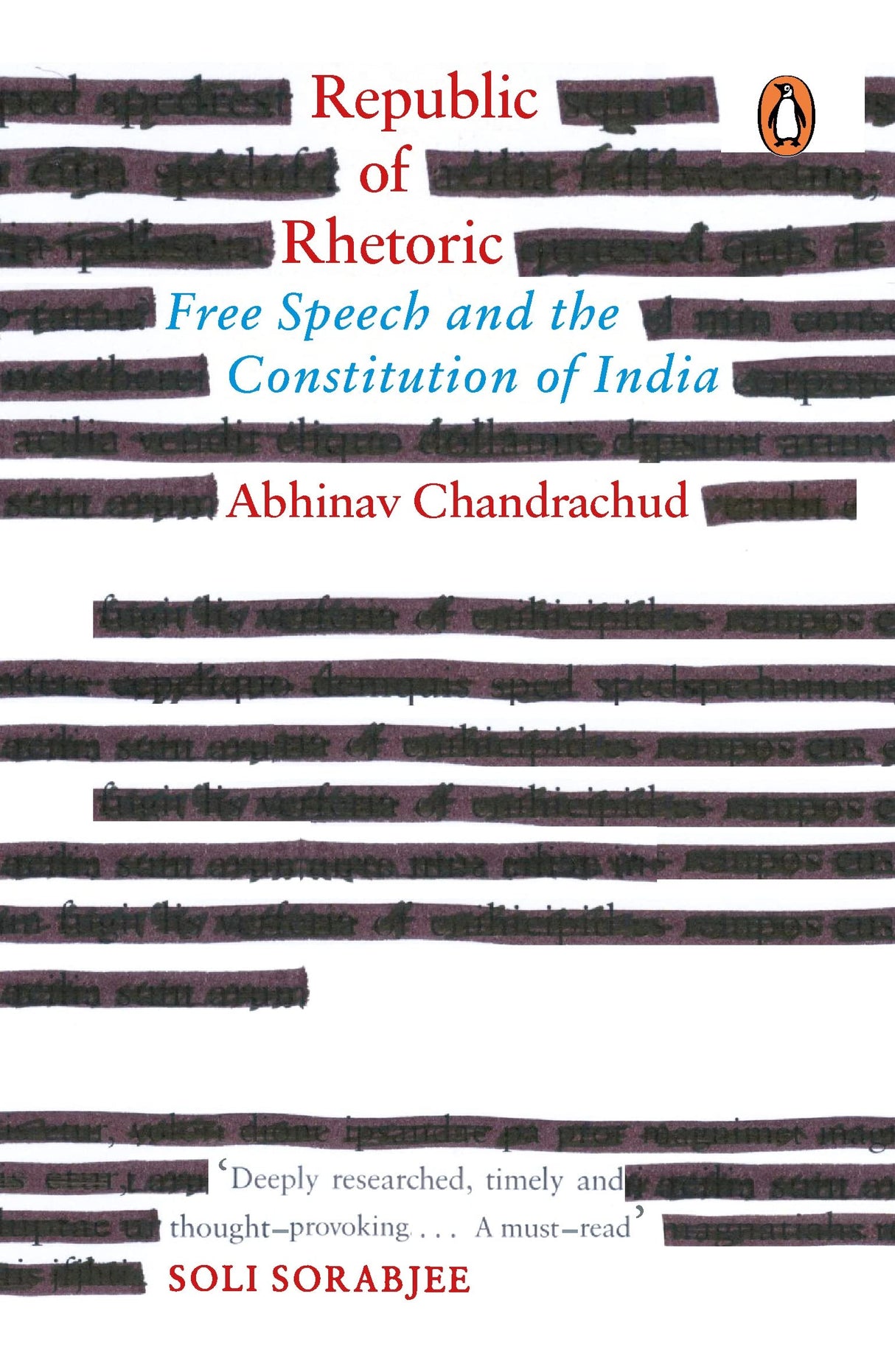 Republic Of Rhetoric: Free Speech And Th - Retail Maharaj