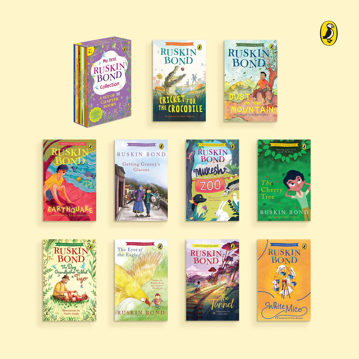 My First Ruskin Bond Collection: A Set of 10 Chapter Books | Gift this full colour, illustrated storybooks set to children - Retail Maharaj