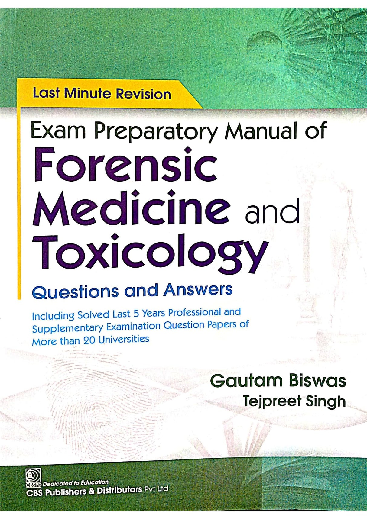 Exam Preparatory Manual Of Forensic Medicine And Toxicology Questions And Answers (Pb 2025)