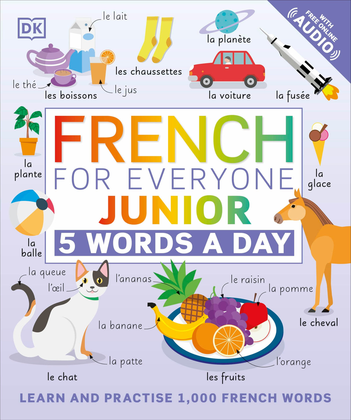 French for Everyone Junior 5 Words a Day - Retail Maharaj