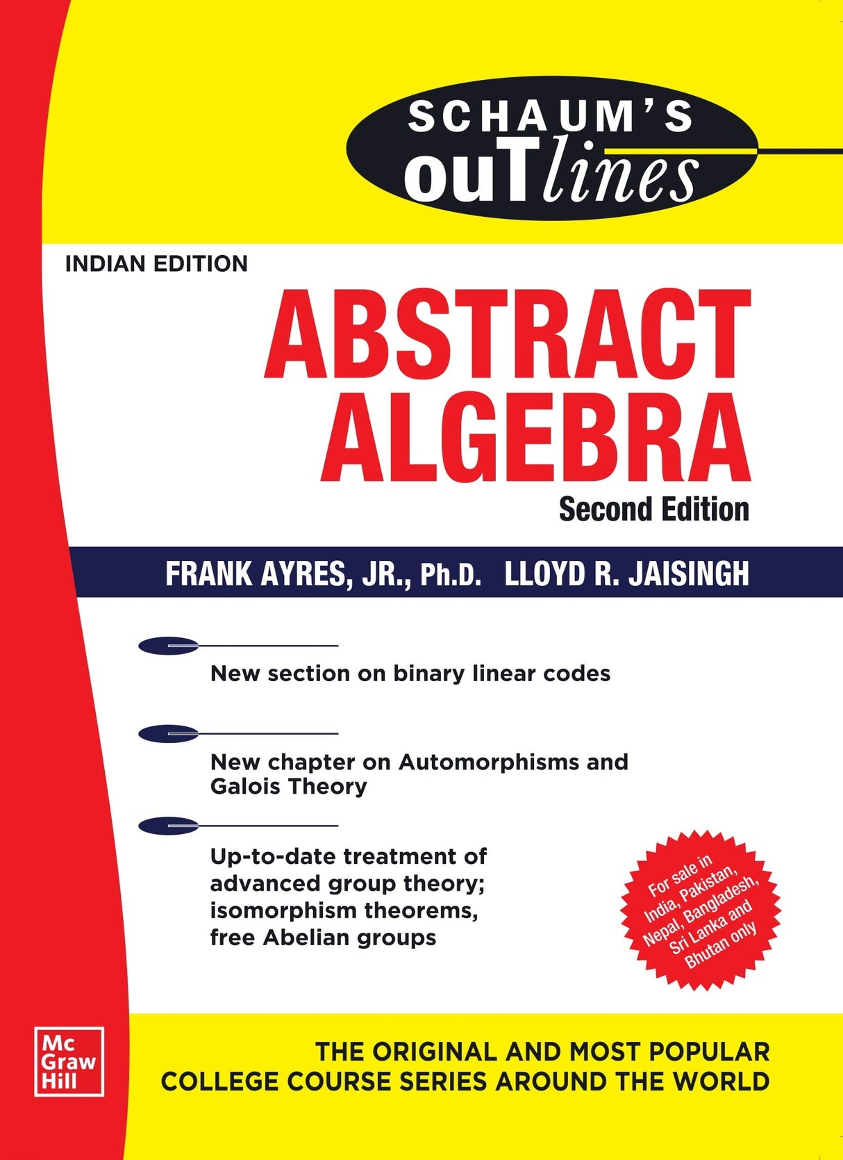 SCHAUM'S OUTLINE OF ABSTRACT ALGEBRA / 2ND EDITION - Retail Maharaj
