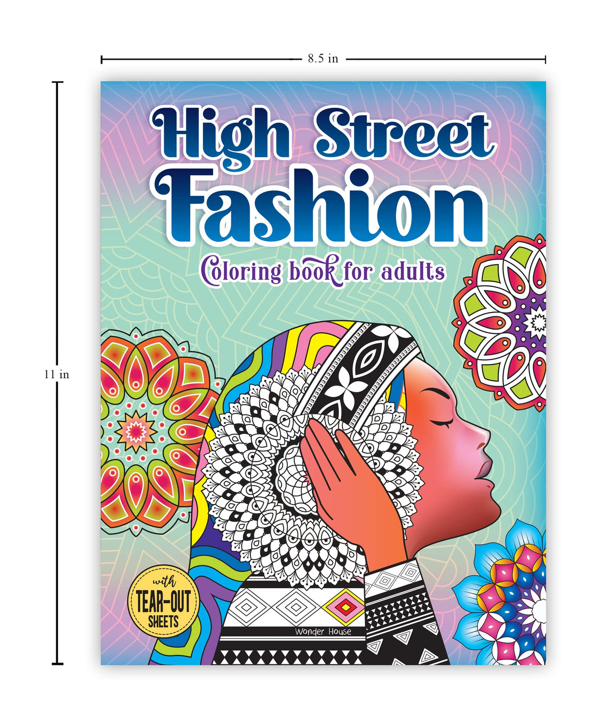 High Street Fashion Coloring book for adults - Retail Maharaj