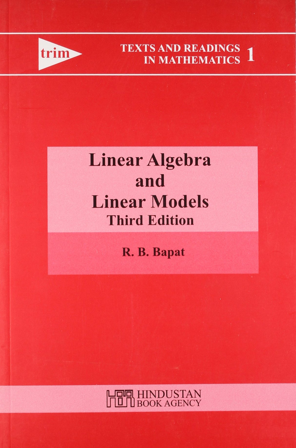 Linear Algebra And Linear Models, 3Rd Edition - Retail Maharaj
