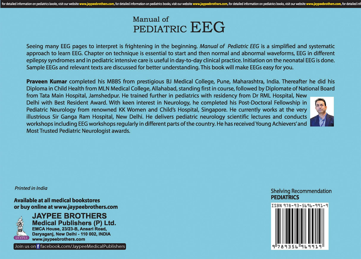 MANUAL OF PEDIATRIC EEG