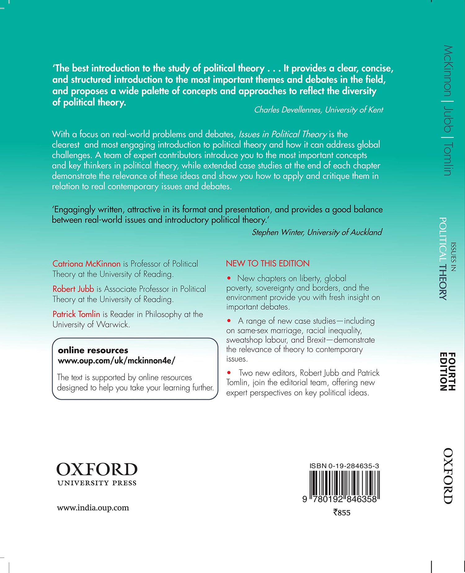 ISSUES IN POLITICAL THEORY 4E EPZI - Retail Maharaj