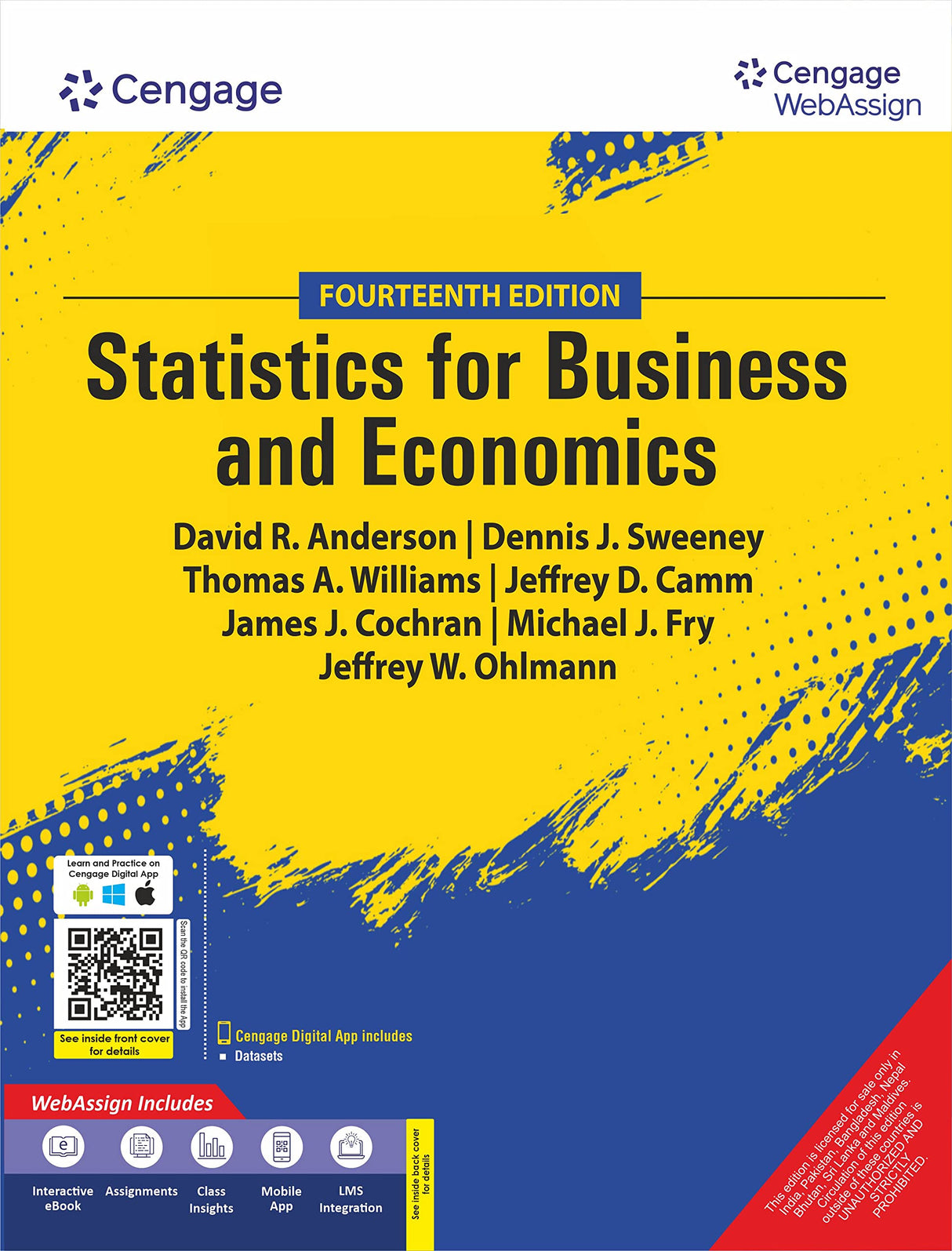 Statistics for Business & Economics with WebAssign, 14th Edition - Retail Maharaj