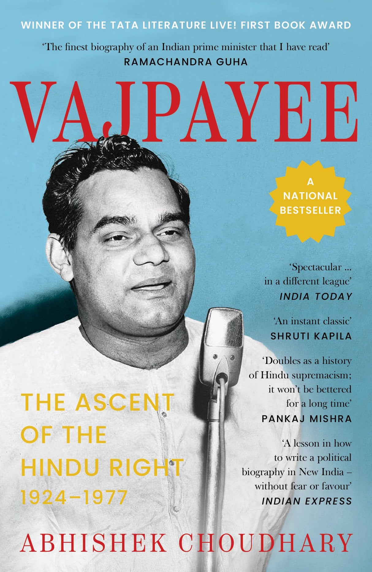 Vajpayee - PB: The Ascent of the Hindu Right, 1924–1977 (Winner of the 2023 Tata Literature Live! First Book Award) - Retail Maharaj