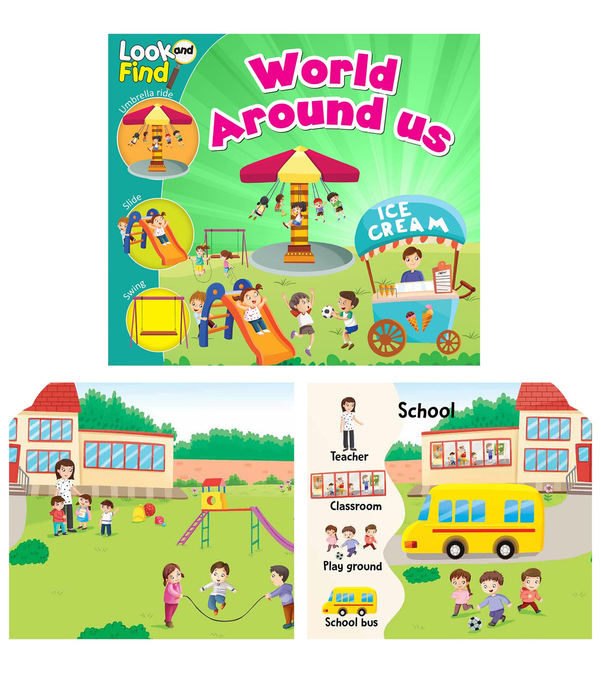 Set of 4 Look & Find Board Books - Retail Maharaj