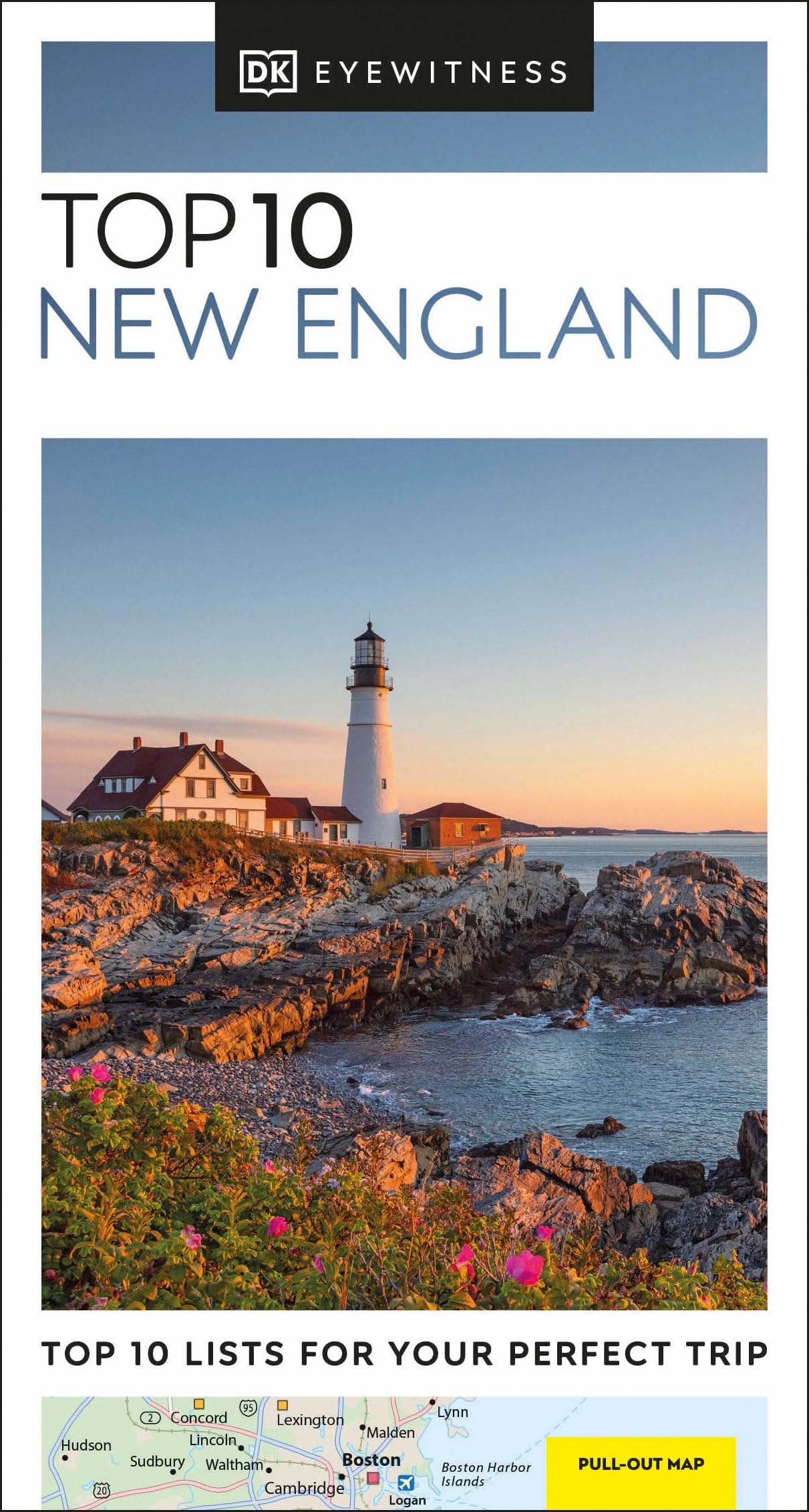 DK Eyewitness Top 10 New England (Pocket Travel Guide) - Retail Maharaj