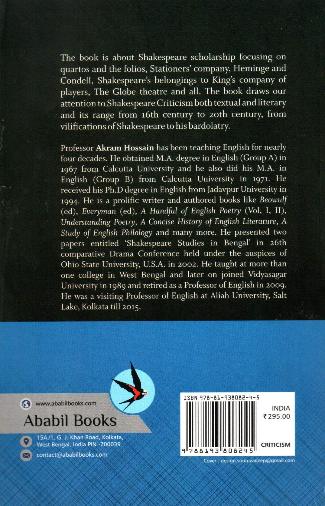 An approach to Shakespeare Scholarship and Criticism - Retail Maharaj