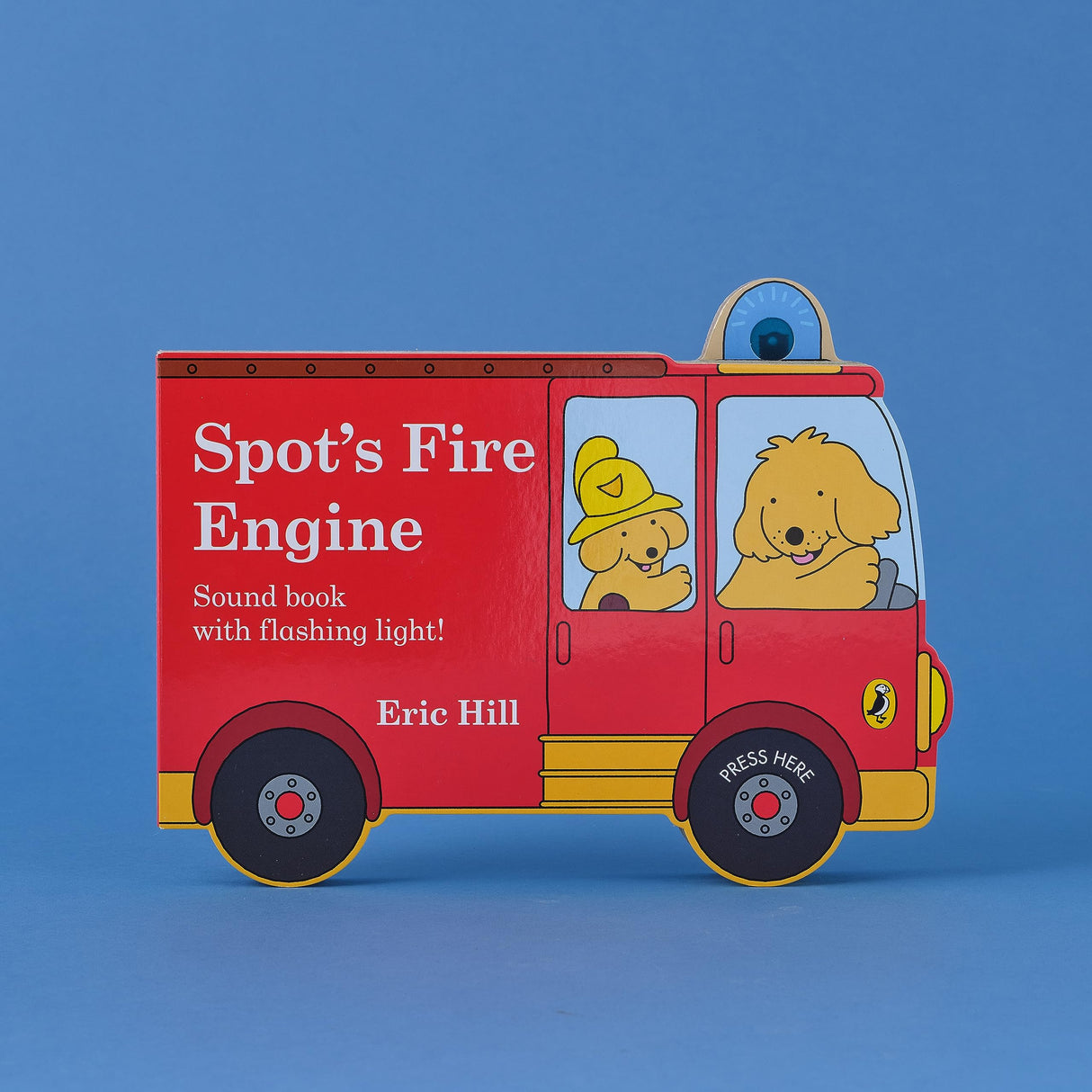 Spot's Fire Engine: Shaped Book with Siren and Flashing Light! - Retail Maharaj