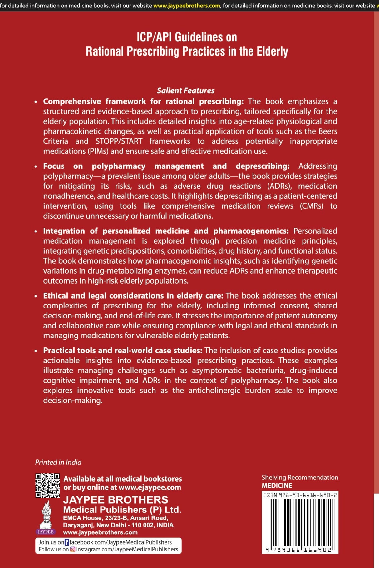 ICP/API GUIDELINES ON RATIONAL PRESCRIBING PRACTICES IN THE ELDERLY