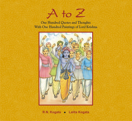 A to Z: One Hundred Quotes and Thoughts with One Hundred Paintings of Lord Krishna - Retail Maharaj