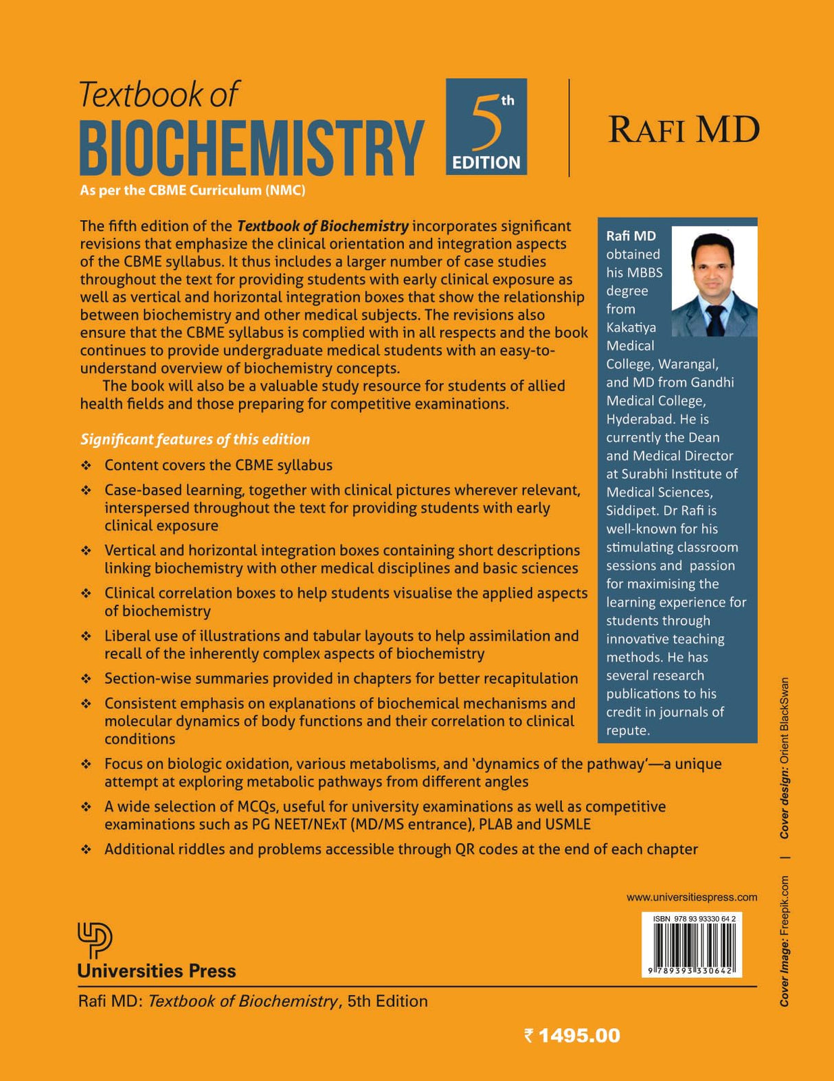 Textbook of Biochemistry, 5th Edition