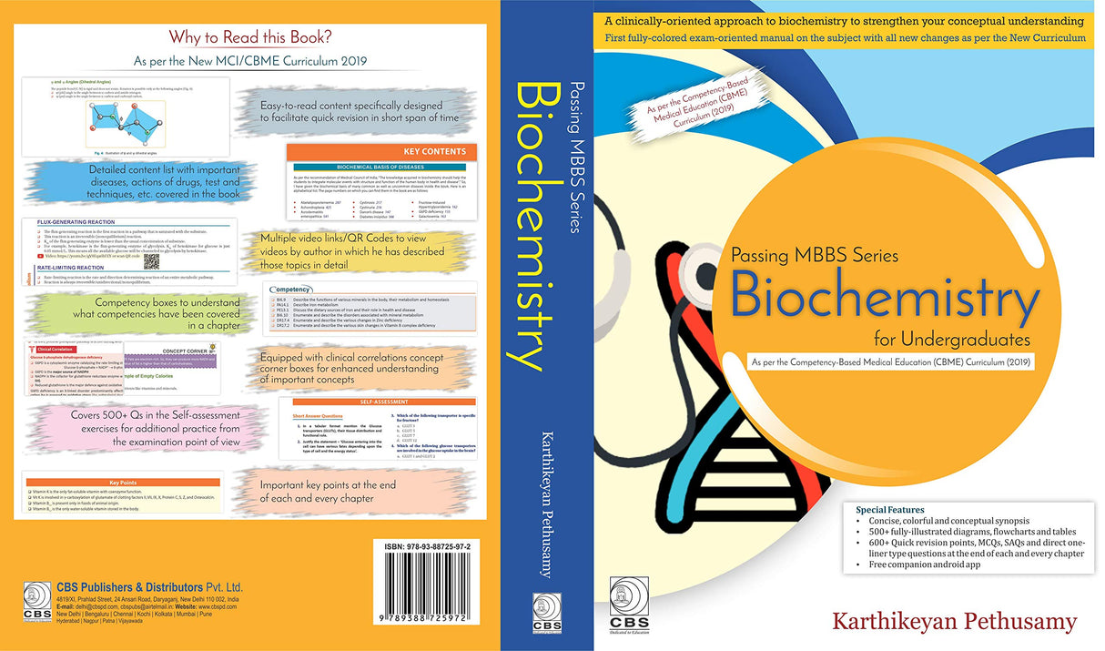 PASSING MBBS SERIES BIOCHEMISTRY FOR UNDERGRADUATES (PB 2020)