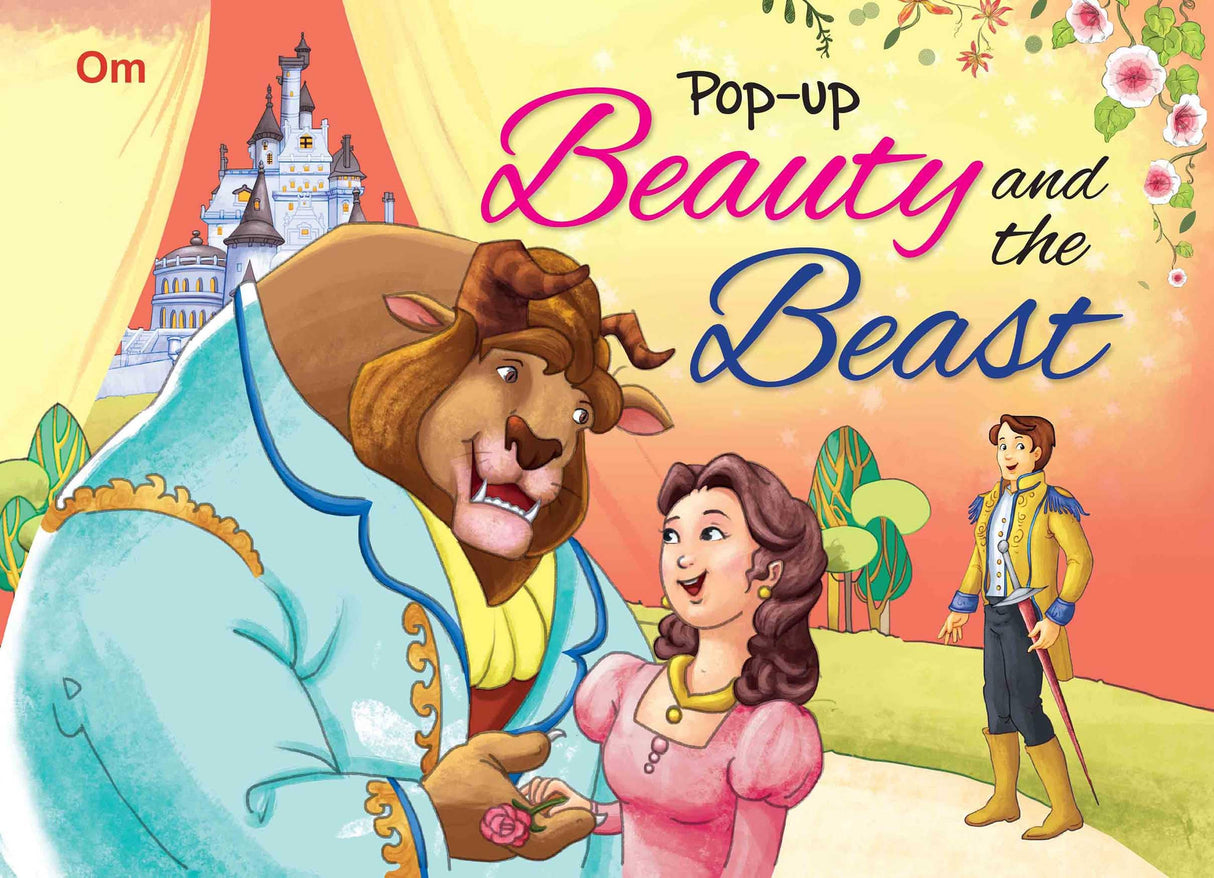Pop Up Beauty and the Beast Book for Children: 3D Interactive Magical Adventure Pop Up Book for Kids | Hands-On Learning Fun| Interactive Play & Educational Fun | Pop Up Fairy Tale | Pop Up Delightful Pictures Book; 3+ Ages - Retail Maharaj