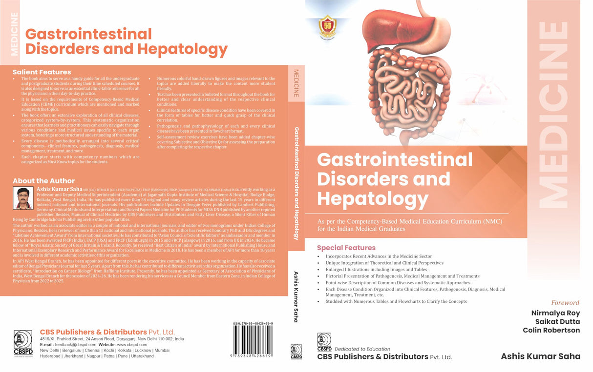 MEDICINE GASTROINTESTINAL DISORDERS AND HEPATOLOGY (PB 2025) (ISBN - 9789348426659 )