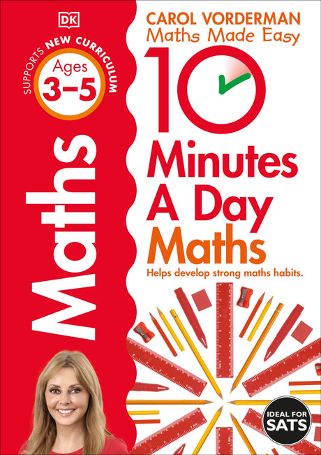 10 Minutes A Day Maths, Ages 3-5 (Preschool): Supports the National Curriculum, Helps Develop Strong Maths Skills - Retail Maharaj